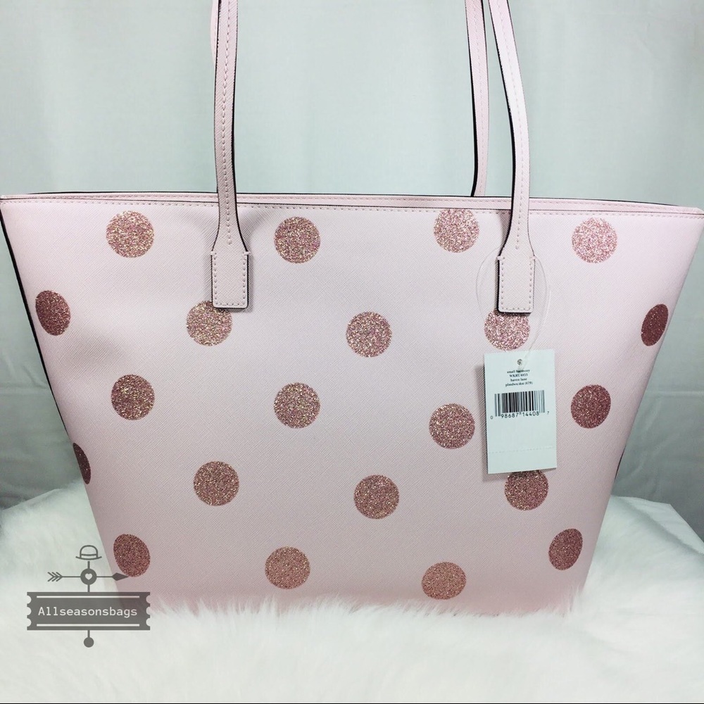 Kate spade pink harmony tote Haven lane polka dot - Picture 4 of 7